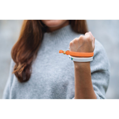 Festilvals armbånd med reklame logo tryk