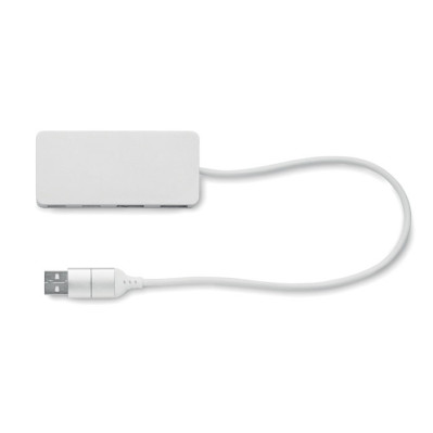 USB-hub med reklame logo tryk