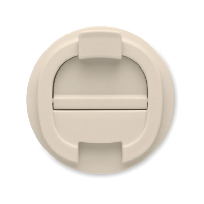 Termokop med logo og tryk set fra oven