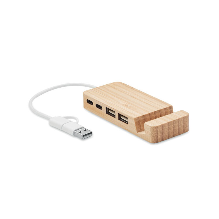 USB-porte på hub detalje