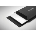 Computer sleeve med lynlås i RPET – praktisk laptop beskyttelse med logo