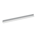 Trekantslineal i aluminium 30 cm set fra siden