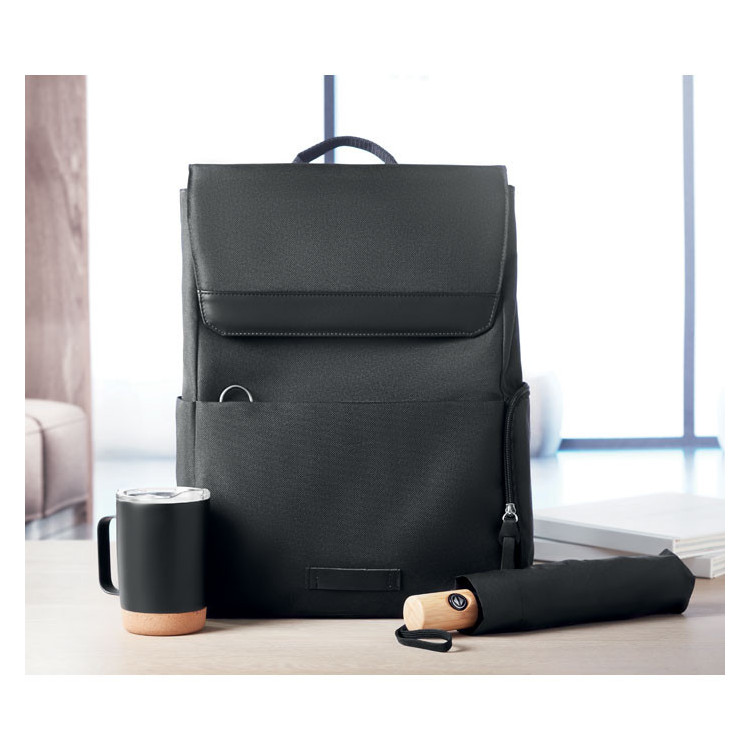 Computerrygsæk set forfra miljø billede