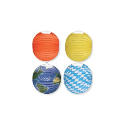 Papir lanterner med reklame logo og tryk