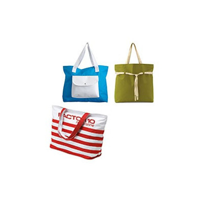 Strandtasker med reklame logo tryk