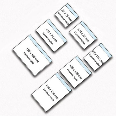 Memoblokke formater og farver