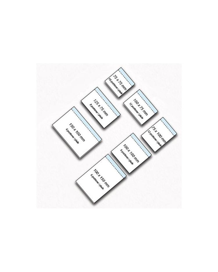 Memoblokke formater og farver