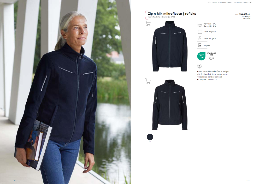 Fleesejakke med logo katalog