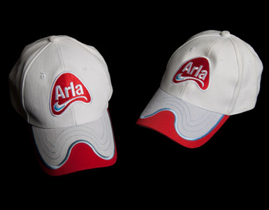 Kasketter med reklametryk