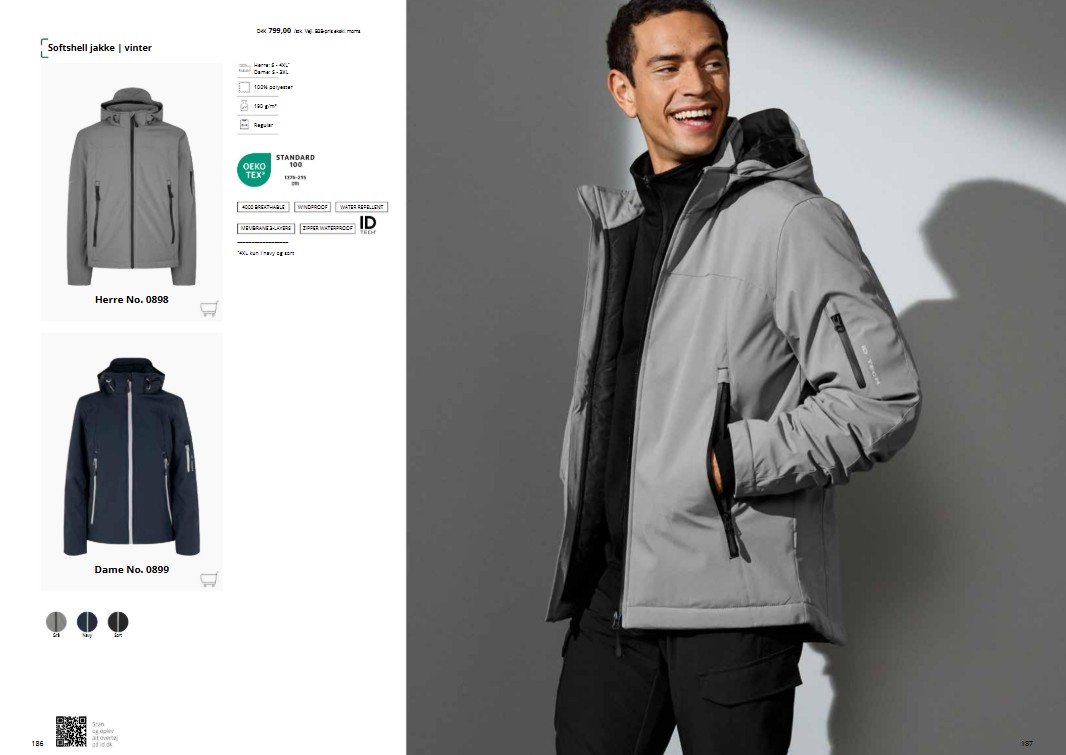 Jakke med logo katalog