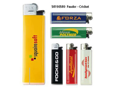 Cricket lighter med reklame logo tryk